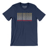 New Orleans Repeat Men/Unisex T-Shirt-Navy-Allegiant Goods Co. Vintage Sports Apparel