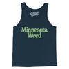 Minnesota Weed Men/Unisex Tank Top-Navy-Allegiant Goods Co. Vintage Sports Apparel