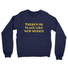 There's No Place Like New Mexico Midweight French Terry Crewneck Sweatshirt-Navy-Allegiant Goods Co. Vintage Sports Apparel