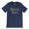 Illinois Beer Men/Unisex T-Shirt-Navy-Allegiant Goods Co. Vintage Sports Apparel