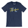 Tampa Fl Overprinted Men/Unisex T-Shirt-Navy-Allegiant Goods Co. Vintage Sports Apparel