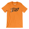 Sfca Pennant Men/Unisex T-Shirt-Orange-Allegiant Goods Co. Vintage Sports Apparel