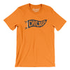 Chicago Pennant Men/Unisex T-Shirt-Orange-Allegiant Goods Co. Vintage Sports Apparel