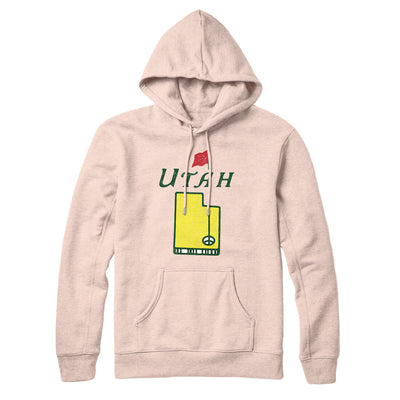 Utah Golf Hoodie-Pale Pink-Allegiant Goods Co. Vintage Sports Apparel