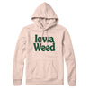 Iowa Weed Hoodie-Pale Pink-Allegiant Goods Co. Vintage Sports Apparel