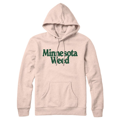 Minnesota Weed Hoodie-Pale Pink-Allegiant Goods Co. Vintage Sports Apparel