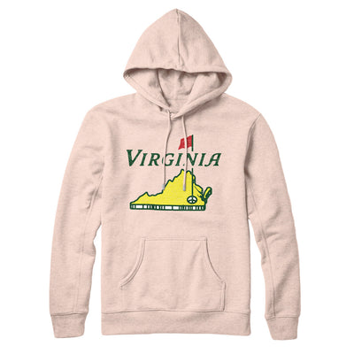 Virginia Golf Hoodie-Pale Pink-Allegiant Goods Co. Vintage Sports Apparel