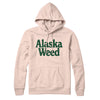 Alaska Weed Hoodie-Pale Pink-Allegiant Goods Co. Vintage Sports Apparel