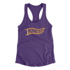 Minnesota Pennant Women's Racerback Tank-Purple Rush-Allegiant Goods Co. Vintage Sports Apparel