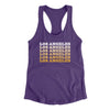 Los Angeles Repeat Women's Racerback Tank-Purple Rush-Allegiant Goods Co. Vintage Sports Apparel