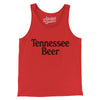 Tennessee Beer Men/Unisex Tank Top-Red-Allegiant Goods Co. Vintage Sports Apparel