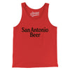 San Antonio Beer Men/Unisex Tank Top-Red-Allegiant Goods Co. Vintage Sports Apparel