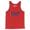 Buffalo Pennant Men/Unisex Tank Top-Red-Allegiant Goods Co. Vintage Sports Apparel