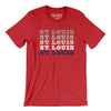 St Louis Repeat Men/Unisex T-Shirt-Red-Allegiant Goods Co. Vintage Sports Apparel