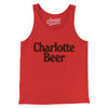 Charlotte Beer Men/Unisex Tank Top-Red-Allegiant Goods Co. Vintage Sports Apparel