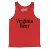 Virginia Beer Men/Unisex Tank Top-Red-Allegiant Goods Co. Vintage Sports Apparel