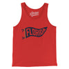 Florida Pennant Men/Unisex Tank Top-Red-Allegiant Goods Co. Vintage Sports Apparel