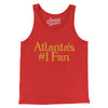 Atlanta's Number 1 Fan Men/Unisex Tank Top-Red-Allegiant Goods Co. Vintage Sports Apparel