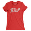 Detroit Pennant Women's T-Shirt-Red-Allegiant Goods Co. Vintage Sports Apparel