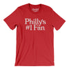 Philly's Number 1 Fan Men/Unisex T-Shirt-Red-Allegiant Goods Co. Vintage Sports Apparel