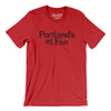 Portland's Number 1 Fan Men/Unisex T-Shirt-Red-Allegiant Goods Co. Vintage Sports Apparel