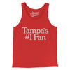 Tampa's Number 1 Fan Men/Unisex Tank Top-Red-Allegiant Goods Co. Vintage Sports Apparel