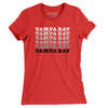 Tampa Bay Repeat Women's T-Shirt-Red-Allegiant Goods Co. Vintage Sports Apparel