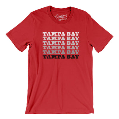 Tampa Bay Repeat Men/Unisex T-Shirt-Red-Allegiant Goods Co. Vintage Sports Apparel