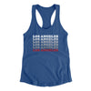 Los Angeles Repeat Women's Racerback Tank-Royal-Allegiant Goods Co. Vintage Sports Apparel