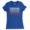 Chicago Repeat Women's T-Shirt-Royal-Allegiant Goods Co. Vintage Sports Apparel