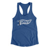 Tampa Bay Pennant Women's Racerback Tank-Royal-Allegiant Goods Co. Vintage Sports Apparel