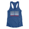 New York Repeat Women's Racerback Tank-Royal-Allegiant Goods Co. Vintage Sports Apparel