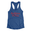 Buffalo's Number 1 Fan Women's Racerback Tank-Royal-Allegiant Goods Co. Vintage Sports Apparel