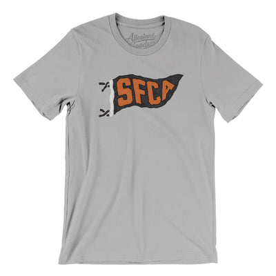 Sfca Pennant Men/Unisex T-Shirt-Silver-Allegiant Goods Co. Vintage Sports Apparel