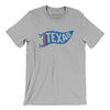 Texas Pennant Men/Unisex T-Shirt-Silver-Allegiant Goods Co. Vintage Sports Apparel