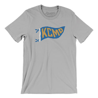 Kcmo Pennant Men/Unisex T-Shirt-Silver-Allegiant Goods Co. Vintage Sports Apparel