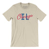 Chicago Illinois Overprinted Men/Unisex T-Shirt-Soft Cream-Allegiant Goods Co. Vintage Sports Apparel