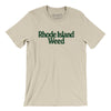 Rhode Island Weed Men/Unisex T-Shirt-Soft Cream-Allegiant Goods Co. Vintage Sports Apparel