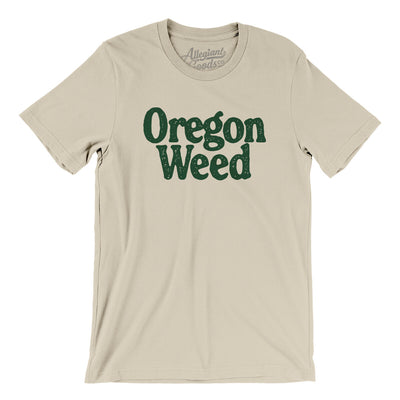 Oregon Weed Men/Unisex T-Shirt-Soft Cream-Allegiant Goods Co. Vintage Sports Apparel