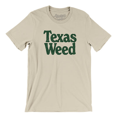 Texas Weed Men/Unisex T-Shirt-Soft Cream-Allegiant Goods Co. Vintage Sports Apparel