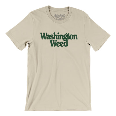 Washington Weed Men/Unisex T-Shirt-Soft Cream-Allegiant Goods Co. Vintage Sports Apparel