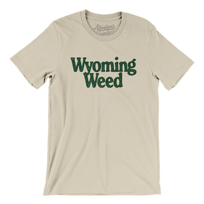 Wyoming Weed Men/Unisex T-Shirt-Soft Cream-Allegiant Goods Co. Vintage Sports Apparel