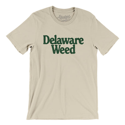 Delaware Weed Men/Unisex T-Shirt-Soft Cream-Allegiant Goods Co. Vintage Sports Apparel