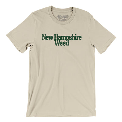 New Hampshire Weed Men/Unisex T-Shirt-Soft Cream-Allegiant Goods Co. Vintage Sports Apparel