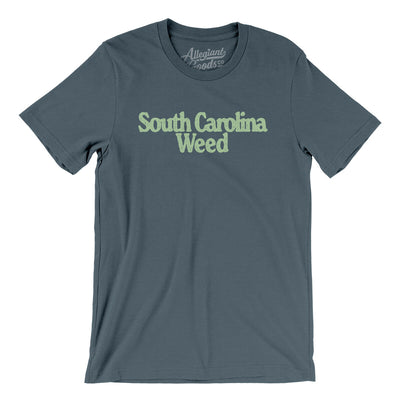 South Carolina Weed Men/Unisex T-Shirt-Steel Blue-Allegiant Goods Co. Vintage Sports Apparel