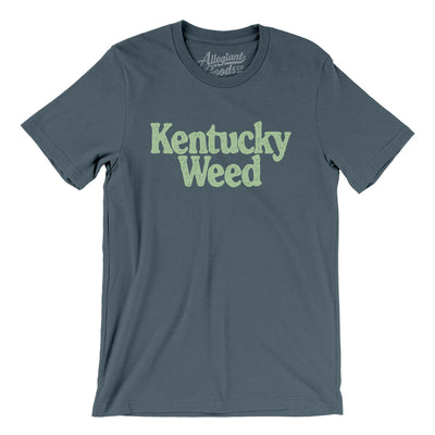 Kentucky Weed Men/Unisex T-Shirt-Steel Blue-Allegiant Goods Co. Vintage Sports Apparel