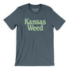 Kansas Weed Men/Unisex T-Shirt-Steel Blue-Allegiant Goods Co. Vintage Sports Apparel