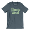 Illinois Weed Men/Unisex T-Shirt-Steel Blue-Allegiant Goods Co. Vintage Sports Apparel