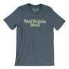 West Virginia Weed Men/Unisex T-Shirt-Steel Blue-Allegiant Goods Co. Vintage Sports Apparel