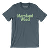 Maryland Weed Men/Unisex T-Shirt-Steel Blue-Allegiant Goods Co. Vintage Sports Apparel